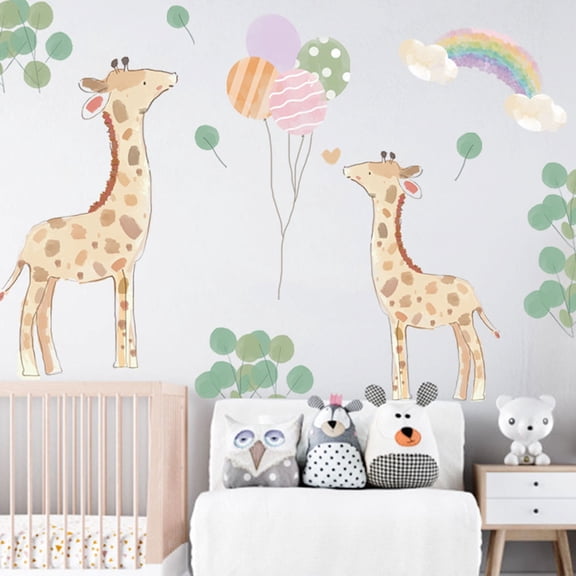 UPGRATOR Giraffe Wall Stickers for Preschool, Kindergarten and Home Interior Decoration