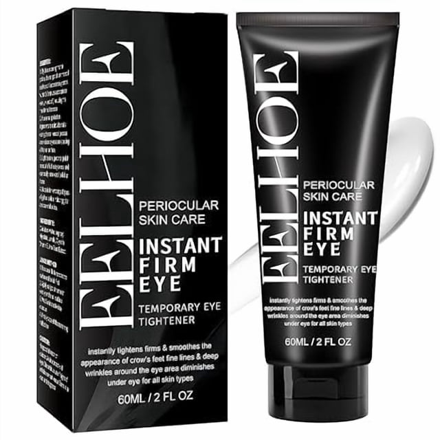 Instant Eye Tightener, Tightener Cream for Under Eye Bags, Temporary Firm & Reduce Dark Circles, Puffiness, Fine Lines, 2 Fl.Oz