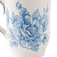 thumbnail image 5 of The Pioneer Woman Agatha 12-Ounce Stoneware Mugs, Blue, Set of 4, 5 of 7