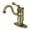 Antique Brass, variant on Kingston Brass KB1403BL Victorian Single-Handle Bathroom Faucet with Pop-Up Drain, Antique Brass
