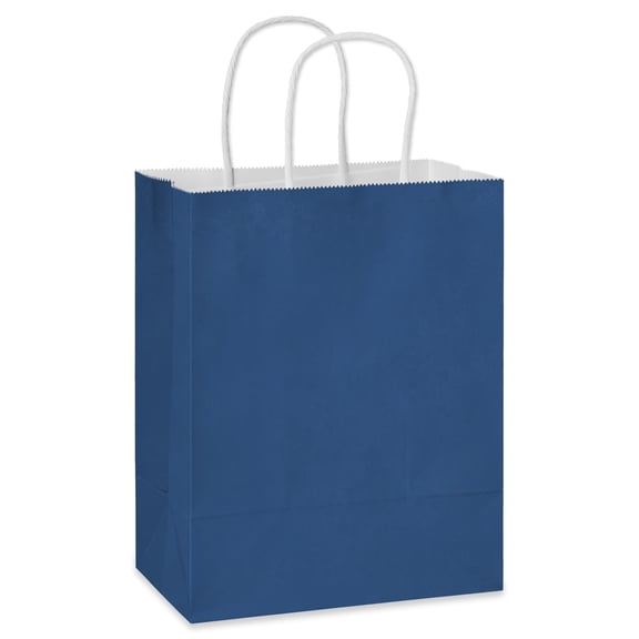 American Greetings 10 in. Medium Royal Blue Gift Bag for All Occasions (1-Count)