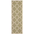 thumbnail image 1 of Safavieh Courtyard Green Indoor Outdoor Rug - Runner 2'3" x 8', 1 of 5