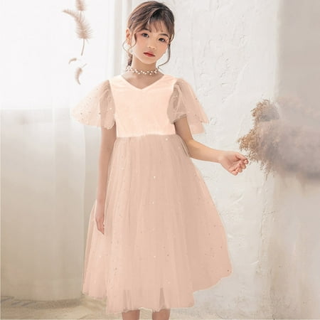 Dress for Girls Summer Birthday Dress Tween Girls Sundress 10-11 Years