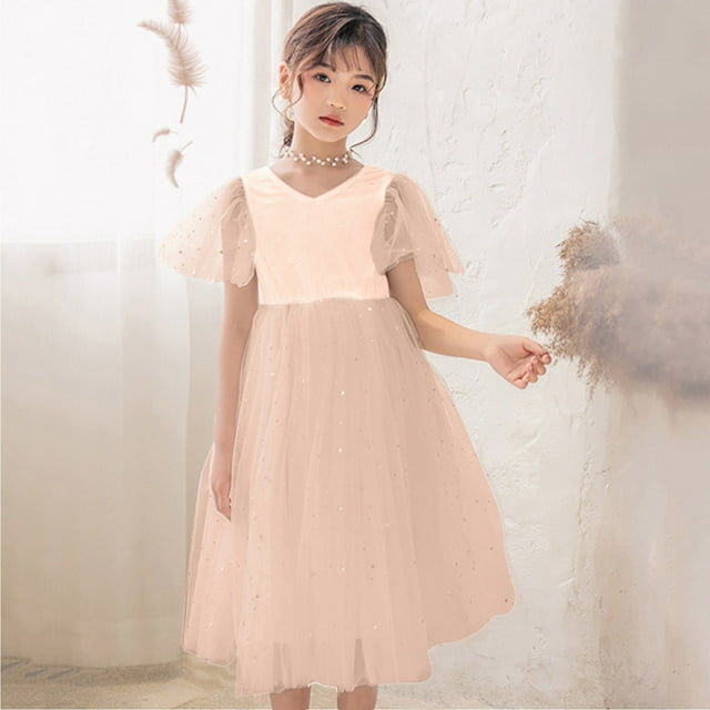 Robe de Fée, Robe Fille Vêtements Tout-Petits Fille Robe Chandail Tout-Petit Robes pour Enfants Tenue Fillette Tout-Petit Robes Filles