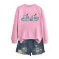 thumbnail image 1 of Moonsky Sudadera pop Demon Hun/er, sudadera Huntrix con cuello redondo, jersey de manga larga para mujer y hombre, ropa de calle, moda urbana (Rosa M), 1 of 4