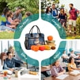thumbnail image 6 of Medium Cooler Bag Lunch Bag Portable Meal Bag Work Meal Bag Outdoor Meal Bag Travel Meal Bag Picnic Meal Bag Going Out Meal Bag Big-eyed Squirrel, 6 of 6