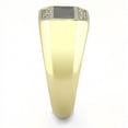 thumbnail image 2 of Anillo Color Oro Para Hombres de Acero Inoxidable Onyx con Diamantes, 2 of 4