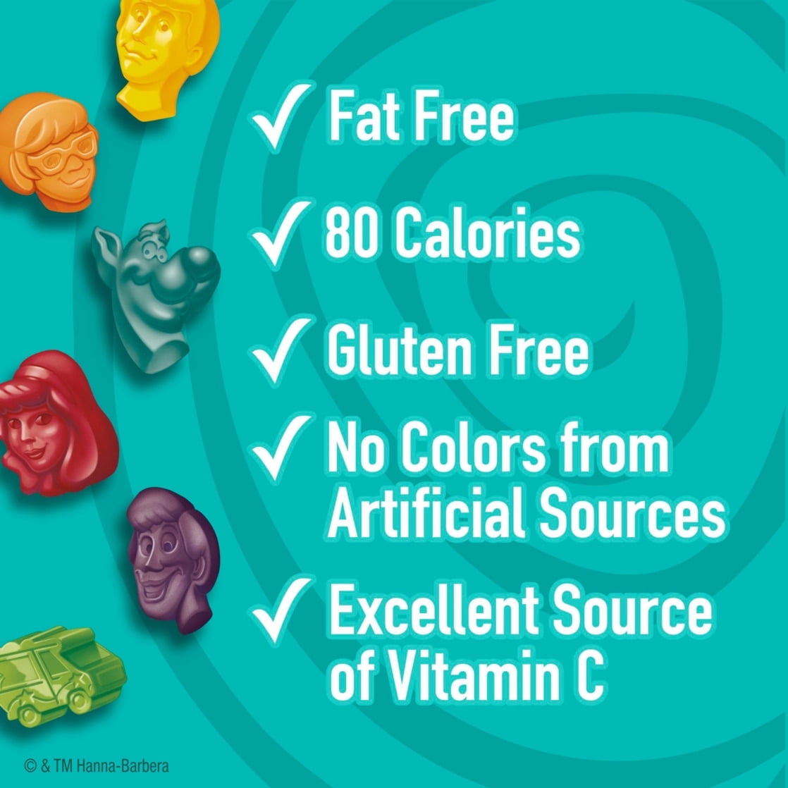 Scooby-Doo Fruit Flavored Snacks, Gluten Free, Kids Snacks, Value Pack, 22 Count, 17.6 oz (Pack of 2)