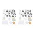 thumbnail image 1 of Billuyoard Polymer Clay Cutters Clay Earring Cutters Kitchen Clay Tools DIY  Jewelry for 2piezas 132 piezas, 1 of 1