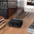 thumbnail image 4 of Interrupteur Audio Stéréo Bidirectionnel 4 Voies Rca, Interrupteur Audio L/r, 2 en 4 Ou 4 en 2, 4 of 5