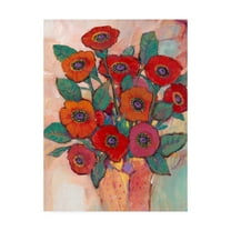 Trademark Fine Art 'Poppies in a Vase II' Canvas Art by Tim O'Toole