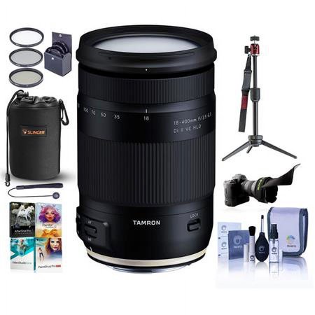 UPC: 0192223123618 | 18-400mm f/3.5-6.3 Di II VC HLD Lens for Nikon F  Bundle with ProOptic 72mm Filter Kit  Cap Tether  Flex Lens Shade  Ulanzi MT-11 Octopus Tripod  Lens Case  Cleaning Kit  Software Kit