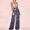 Blue, variant on ALLLIST Pants for Women Loose Fit Wide Leg Lounge Pants Plain Elastic Waist Black Knit Pants for Teen
