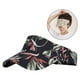 thumbnail image 5 of Visera deportiva con estampado de hojas, gorras ajustables , gorras con visera para mujer, golf, tenis, , , trotar , Negro Salvador sombrero con visera, 5 of 9