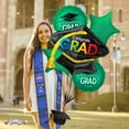 thumbnail image 2 of PMU Congrats Grad Cap Balloon Bouquet | Graduation Decoration Mylar Balloons | Graduation Balloons Class of 2024 Decor | Celebrate Success with Vibrant Graduation Balloons | Green (5/Pkg) Pkg/1, 2 of 7