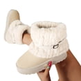 thumbnail image 4 of Women's Snow Boots Winter Fur Lined Ankle Boots Pull On Comfortable Walking Shoes Outdoor Cold Snowy Warm Winter Thick-Soled Boots, 4 of 9