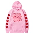 thumbnail image 1 of Walmart+ Semaine Aqestyerly Sweat à Capuche Imprimé Saint-Valentin en Peluche, 1 of 3