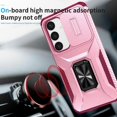 thumbnail image 5 of Funda para GANGXUN Samsung Galaxy S24 Plus - Soporte metálico, Función magnética, Rosa, 5 of 5