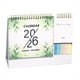 thumbnail image 1 of Small Desk Calendar 2026, Standing Desktop Calendar 12 Months(Jan. 2026 - Dec. 2026), 2 in 1 Flip Calender with Sticky Note & Memo Pages, Thick Paper Floral Calendar for Home School and Office, 1 of 3