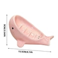 thumbnail image 3 of EQWLJWE Storage Totes,Storage Bag Organizer,Cute Soap -Draining Soap No Water Accumulation Bar Soap Tray Plastic Soap Storage Rack for Bathroom Shower, 3 of 9