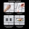 thumbnail image 4 of Injueey Funda de teléfono móvil para baño, soporte autoadhesivo impermeable montado en la pared, bolsa seca sin perforaciones para inodoro de Teléfono y Comunicación Blanco, 4 of 6