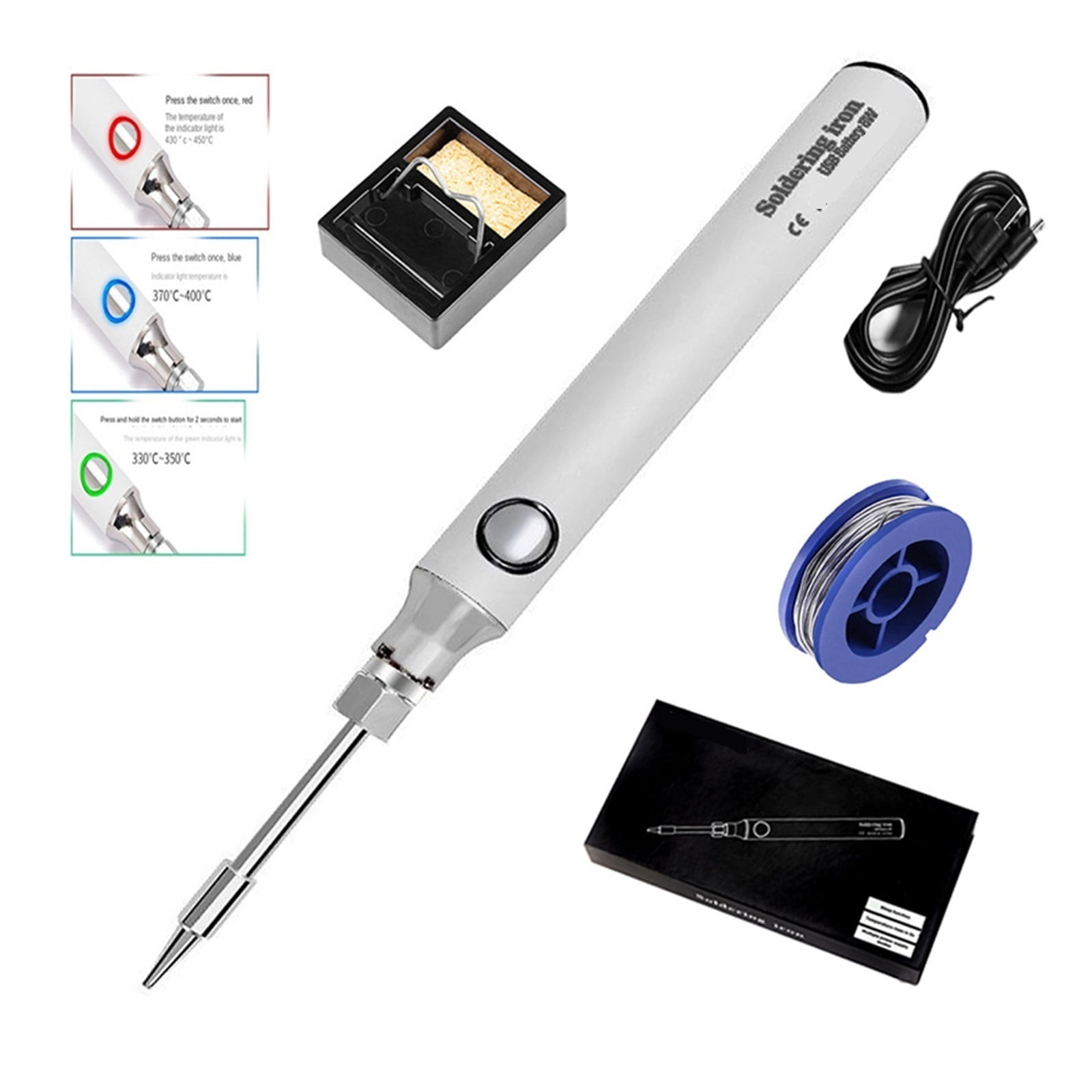 Wireless Charging Electric Soldering Iron Solder Iron,USB Fast Charging Lithium Battery,Portable Repair Welding Tools ,Accurate Temperature Control