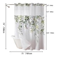 thumbnail image 2 of Double-Layer Shower Curtain:Waterproof And Moisture-Proof,Elegant And Stylish! C Smile Home, 2 of 9
