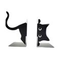 thumbnail image 2 of Figura decorativa de gato sujetalibros, escultura de gato negro, tope para libros pesados. A, 2 of 9