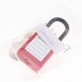 thumbnail image 2 of koolsoo Safety Lockout Stainless Steel Keyed Different Padlock with 1.5-Inch Shackle, 7 Red, 2 of 9