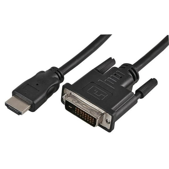 PRO SIGNAL - HDMI to DVI-D (24 1 Pin) Male to Male Lead, 1m Black