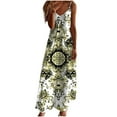 thumbnail image 2 of Titcea Summer Dresses for Women 2026 Floral Printed Sleeveless V Neck Sexy Sling Maxi Dresses Hawaiian Beach Holiday Casual Sundresses, Gifts for Mom/Her, 2 of 5