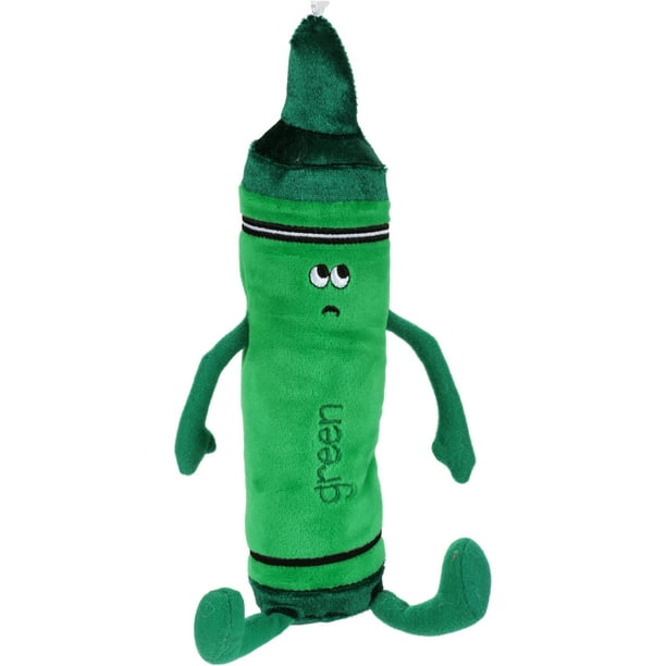 Kids Preferred Crayons Beanbag Green Plush
