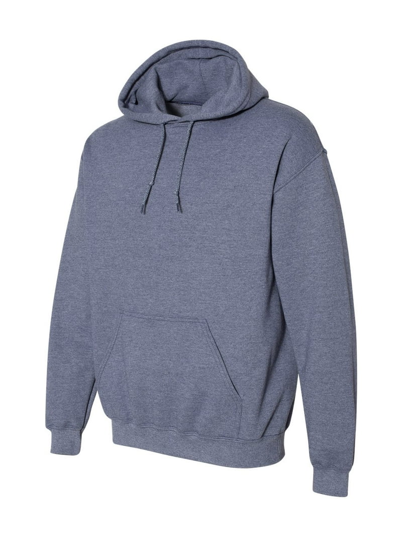 Gildan Mens Heavy Blend Hoodie, 2XL, Heather Sport Dark Navy