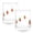 Carrot, variant on KOYPTL 2PCS Cartoon Icon Juice Glasses,Easter Bunny Egg Carrot Pattern Stemless Glass Juice Cups Cocktail Glasses Drinking Glasses for Women Sister Friends Party Wedding Birthday Party Supplies 12oz