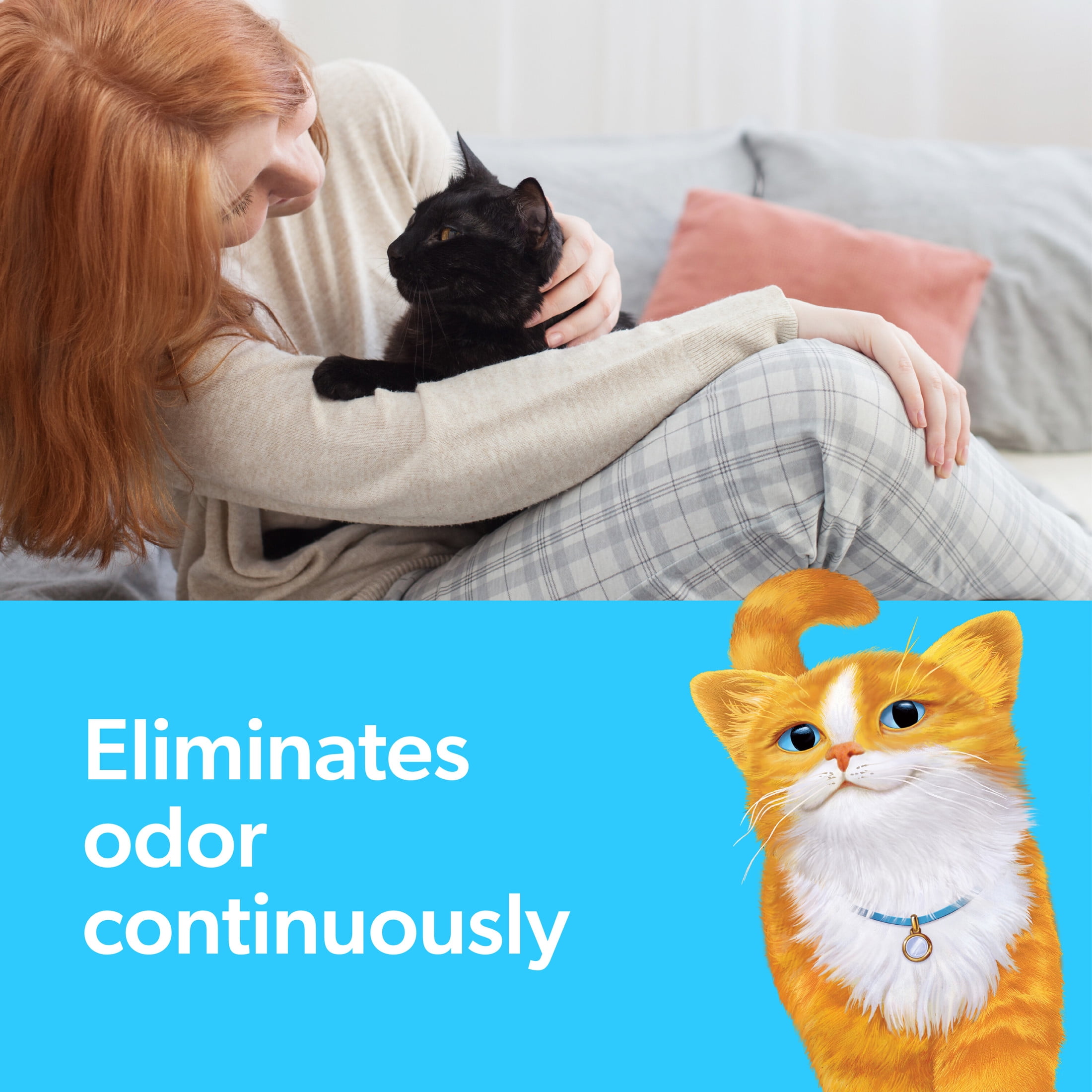 Fresh Step Odor Shield Scented Clumping Cat Litter with the Power of Febreze, 25 lbs