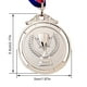 thumbnail image 4 of Medalla Ganador 2 Pulgadas Con Cinta para El Cuello Redonda Fiestas Competiciones (plateado), 4 of 4