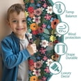 thumbnail image 3 of Blackout Kids Curtains,Pioneer Flower Floral Print Pattern Childrens Insulated Curtains Set Of 2,Bedroom Essentials,Toddler Room Decor 42"x63", 3 of 5
