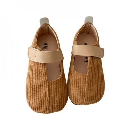 

Merotable Children s Shoes Corduroy Literary Retro Princess Shoes
