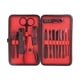 thumbnail image 2 of 15pcs Stainless Steel Nail Clippers Manicure Tool Nail Clipper Trimmer Set With Case Red, 2 of 4