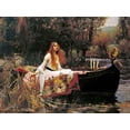 thumbnail image 2 of Waterhouse, John William 18x15 White Modern Wood Framed Museum Art Print Titled - The Lady of Shalott, 1888, 2 of 4