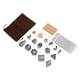 thumbnail image 4 of Kit para hacer aretes de arcilla Cortador de acero inoxidable para bricolaje Papel de corte incisivo Franela Plástico Kit de joyería de polímero para bricolaje, 4 of 10