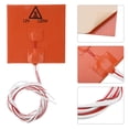 thumbnail image 1 of Silicone Hot Bed, High Thermal Efficiency, Fast Heating, Stable Performance, 200 X 200mm, Orange, for 3D Printer Accessories, 1 of 7