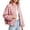 Pink(Womens Outerwear), variant on GUACER Womens Polka Dot Jackets Casual Waterproof Collared Zip Up Cropped Long Sleeve Outerwear with Pockets