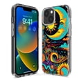 thumbnail image 3 of MUNDAZE Apple iPhone 7/8 Plus Shockproof Clear Hybrid Protective Phone Case Neon Psychedelic Indie Hippie Indie Moon Cover, 3 of 5