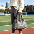 thumbnail image 3 of Sunyuer Vintage Large Capacity Shoulder Crossbody Tote Bags for Women PU Leather Hobo Satchel Y2K Purses Commute Travel Bags, 3 of 7