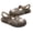 Black, variant on Abomasnow Boys and Girls Glitter Closed Toe Fisherman Sandals Adjustable Buckle Ankle Strap Waterproof Summer Water Shoes