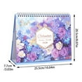 thumbnail image 2 of Small Desk Calendar 2026 - Standing 2026 Desk Calendar, 10" x 8", Monthly Flip Desktop Calendar, Your Personal Desk Planner for Work Home Office, 2 of 3