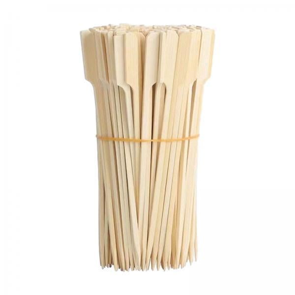 Brochetas de bambú 2x100 piezas Sunnimix para barbacoa y Camping