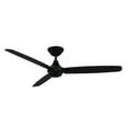 thumbnail image 2 of WAC Blitzen 54" Matte Black Smart Ceiling Fan with Remote Control, 2 of 11