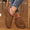 Mocha Brown, variant on Women's Platform Snow Boots - Warm Durable Outdoor Non-Slip Comfort with Thickened Flat Soles and Winter Slippers